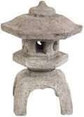Solid Rock Stoneworks Medium 3-Piece Japanese Lantern – 22" H x 17" W x 17" D – Concrete Garden Statue – Outdoor Pagoda Decor – Heavy Stone Sculpture – Made in USA by SolidRockStoneworksLLC