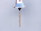 Hampton Nautical BL2021-9C Chrome Hanging Harbor Bell 7" - Nautical Decor - Nautical Home Decoration - Image 4