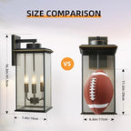 Large Oil‑Rubbed Bronze Outdoor Wall Sconce, Exterior Porch Light - Image 4