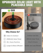 Solar Lights Outdoor, Dual Use Flower Lights with 40H Runtime - Image 2