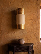 Set of 2 Moroccan Brass Wall Lamp Sconce Home Decor, Handmade Lighting Copper Metal Lights Turkish Lamp, Ramadan Candle Lantern, Candle Holder, Indoor Outdoor, Patio, Porch, Shelf, Garden (Symmetry) - Image 6