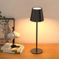 JACKYLED Cordless Table Lamps Rechargeable, 3 Adjustable Height, 5000 Capacity Operated, 3 Colors Smooth Dimming, Portable LED Waterproof Table Lamp for Dining, Bedroom, Outdoor- Black by JACKYLED
