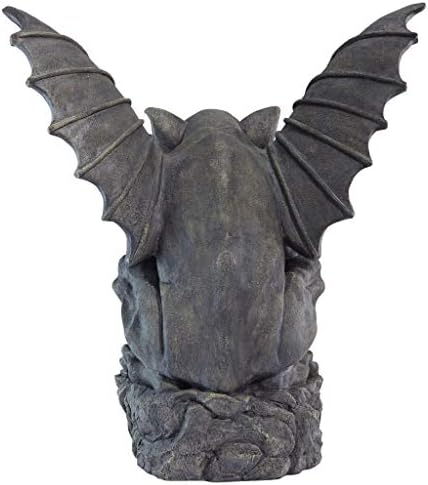 Design Toscano Florentine Gargoyle Outdoor-Statues, Giant, Gray - Image 3