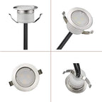 FVTLED Low Voltage LED Deck Light, 30pcs Φ1.22 Recessed Warm White - Image 3