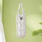 Mason Jar Hangers 10pcs Hand Woven Water Cup Mesh Bag Manual Weave Bottle Cover Can Be Suspended Multiple Colors Umbrella Storage For Hanging Bottle(Black) - Image 7