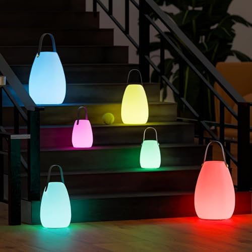 uuffoo 2 Pack Rechargeable Portable Table Lamp with Remote - Image 5