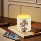 LED Pillar Fake Candles Battery Operated Flower Cross Waterproof Outdoor Lighting Color Changing Remote Control Flameless Candles 4 Pack for Independence Day or Daily Life - Image 3
