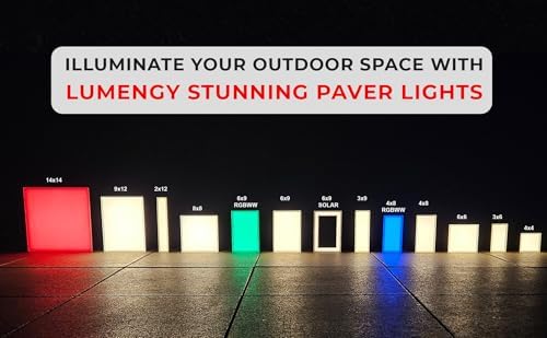 LUMENGY Paver Light 2x8 Inch (1.97x7.87), 2700K Warm White, Glare-Free Brick Lighting for Driveways, Walkways, Pool Decks and Patios, 12V Hardwired, IP67 Waterproof, Drive-Over Rated - Image 5