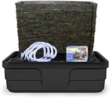 Aquascape Stacked Slate Spillway Wall Landscape Fountain Kit with Aquabasin and Ultra Pump, 32-inch | 78269 - Image 2
