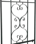 Garden Arbor, 7.3FT Metal Arbor Trellis for Climbing Plants Outdoor, Dark Green Garden Archway for Lawn, Patio and Backyard, Wedding Arches for Ceremony - Image 3