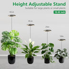 6.3in Grow Light for Indoor Plants, 15W Full Spectrum Halo Plant Lights - Image 2