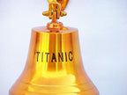 Hampton Nautical BL-2019-9BR-T Brass Plated Titanic Ship's Bell 11" - Nautical Decor - Nautical Home Decoration - Image 5