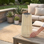 Hyuduo Solar Rattan Lantern (Trapezoid White) - Image 7