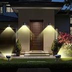 TECKNET Solar Spot Lights Outdoor Waterproof, 59 LEDs, Warm White, 4 Pack - Image 6