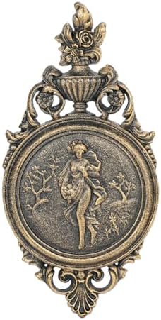 Sungmor Gold Cast Iron Wall Plaque - Classical Lady Relief in French Style by Sungmor