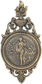 Sungmor Gold Cast Iron Wall Plaque - Classical Lady Relief in French Style by Sungmor