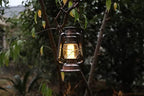 YAKii LED Vintage Lantern Metal Hanging Hurricane 12 LED Dimmer Switch Warm White Battery Operated Power Outage Indoor Camping Lighting Outdoor Brooklyn (Copper 2 Pack) - Image 2