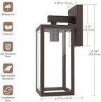 MAXvolador Outdoor Wall Light Fixture, Exterior Waterproof Wall Lantern - Image 6