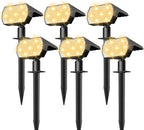 NYMPHY Solar Lights Outdoor Waterproof - 6 Pack (Warm White) by NYMPHY