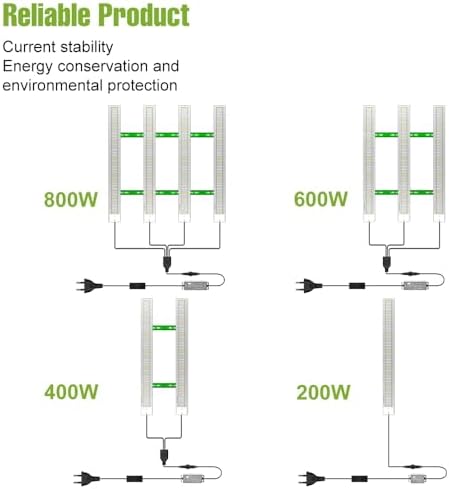 500W Growing Light Sunlight-Simulated with UV/IR,100-277V Universal Voltage. Full Spectrum for Greenhouse, Hydroponic & Grow Tent, Ideal for Seedlings Germination, Adjustable Hanging Kit with US Plug - Image 2