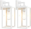 Outdoor Wall Sconces, White Large Exterior Waterproof Wall Lights, 15 inch by LightChasers---Since1987