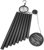 Sympathy Wind Chime, Personalized Name Memorial Gifts, Green Leafs Wind Chimes for Loss of Loved Ones, Sympathy Gifts Wind Chimes for Condolences/Funeral - Image 3