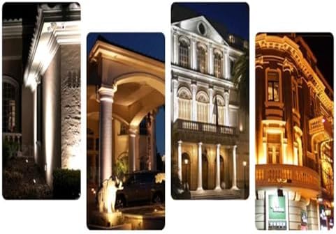 Outdoor LED Beam Spotlight Projector - IP67 Waterproof Wall Lights for Exterior Use, DC24V/AC85-265V Narrow Beam Landscape Lighting, Perfect for Gardens & Patios - Image 3