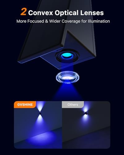 12 Pack Color Changing Solar Powered Fence Wall Lights Up and Down - Image 2
