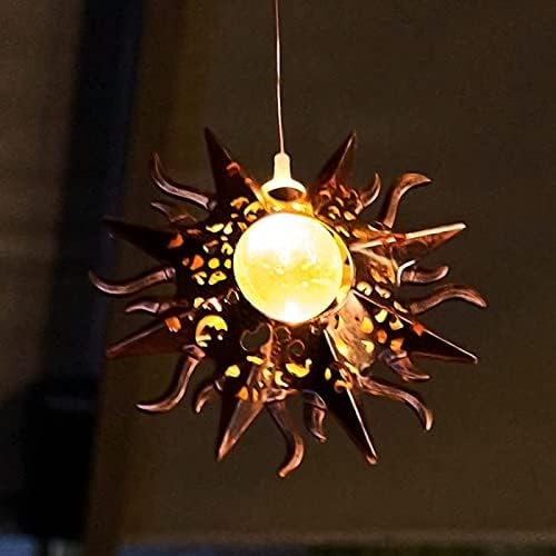 Tryme Sun Solar Wind Chimes for Outside Hanging Garden Lights Solar Christmas Decorations Outdoor for Women, Mother, Grandmother - Image 4