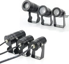 3-10W LED Beam Spotlight - Outdoor Building Exterior Wall Projector Light Narrow Beam Spotlight Remote Illumination Spotlight for Outdoor Building Lighting(White,5w(dc12v)) - Image 6