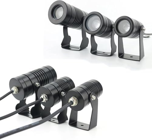 3-10W LED Beam Spotlight - Outdoor Building Exterior Wall Projector Light Narrow Beam Spotlight Remote Illumination Spotlight for Outdoor Building Lighting(Green,10w(dc12v)) - Image 6