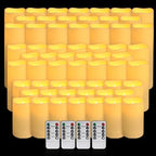 60-Pack LED Flameless Candles with Remote Control - Perfect for Home, Parties, and Special Occasions - Create a Magical Ambiance Effortlessly(Three Sizes) - Image 4