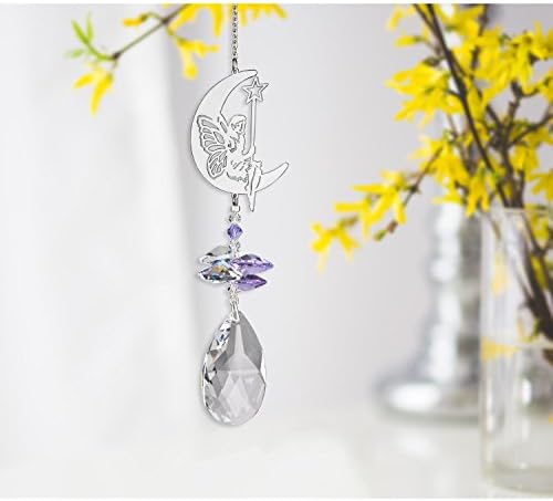 Woodstock Chimes Fantasy Glass™ Suncatcher, 4.5-Inches, Fairy - Image 3