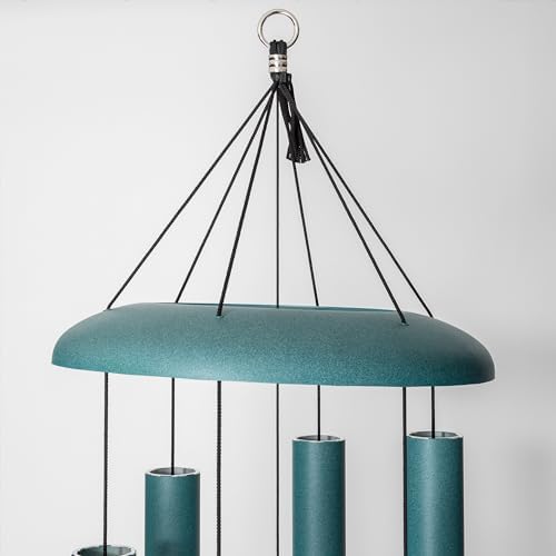 Corinthian Bells by Wind River - 56 inch Patina Green Wind Chime for Patio, Backyard, Garden, and Outdoor Decor (Aluminum Chime) Made in the USA - Image 5