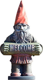 SvitMolds Mold DIY Garden Gnome Welcome Casting Concrete Decor Garden Leprechaun Cement Garden Decor D36 - Image 6