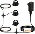 Plug in Pond Lights LED Underwater with Timer, Stainless Steel by ZestPatio