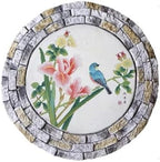 GZHERVICES Garden Stepping Stones for Landscaping Arrangements, Lawn Stepping Stones for Gardens, Outdoor Decorative Accents, Handcrafted Outdoor Lawn Pathway Ornaments(Multi-Colored-A) by GZHERVICES