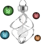 AMWGIMI Solar Wind Chimes LED Colour Changing Hanging Lights, 2 Pack - Image 5