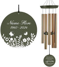 Personalized Memorial Wind Chimes Butterfly Gifts for Funeral by ExtrabilyOfficial