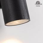 mirrea 14" Modern Outdoor Porch Light in 2 Lights, Matte Black, 4 Pack - Image 3