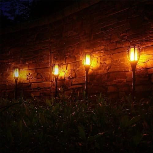 Realistic Dancing Flame – Solar Powered Torch, Safe for Parties & Gardens, No Wiring, Auto Dusk Sensor, Weatherproof，6 - Image 3