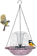 Solar Bird Bath | Hangable Shower Water Bowl - Solar Fountain for Bird Bath with Water Pump,for Outdoor Patio Garden Backyard - Image 6