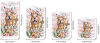 Dog and Cross Flameless Candles with Remote Flickering Led Candles with Timer Set of 4 Electric Pillar Candles Battery Operated Fake Candles for Kitchen Room Home Easter Decor - Image 2