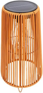 Decorative Solar Lantern, IP44 Rattan, 12-Hour Runtime (Trapezoid - Image 4
