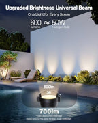 HIBOITEC 24-Pack 12W Low Voltage Landscape Spotlights with Connectors, 2900K 36° Ture Spot Lights Beam, ETL Listed, Outdoor Waterproof Wired Tree Uplights for Yard, Garden, House, Driveway - Image 2