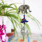 Woodstock Chimes Woodstock Rainbow Makers Collection, Crystal Fantasy, 4.5'' Elephant Crystal Fantasies Crystal Suncatchers for Outdoor, Patio, Home or Garden Décor (CFEL) - Image 3