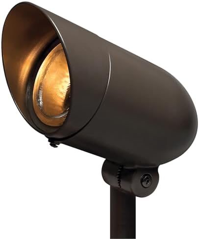 Hinkley Landscape Lighting Line Voltage Spot Light - Spotlight Important Landscape Features and Increase Home Security, 75 Watt Maximum Spot Light, Bronze Finish, 54000BZ by Hinkley