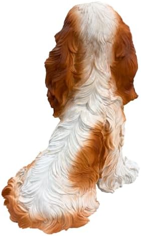 12.6" Beagle Dog Statue Garden Puppy Sculpture Gift Brown - Image 5