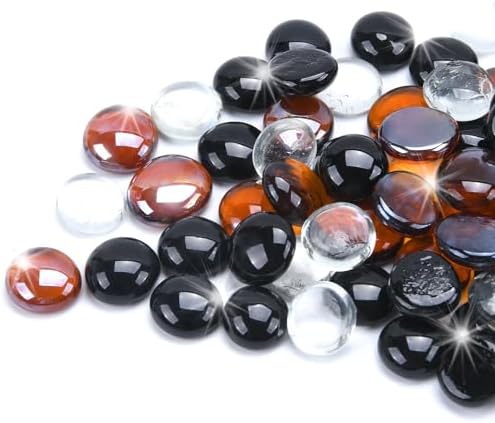 GasSaf 3/4 Inch Blended Fire Glass Beads for Outdoor Fire Pit, 20 Pound - Image 4