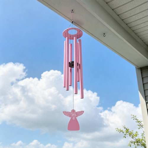 45" Wind Chimes for Outside Deep Tone - 6 Thicken Tubes Large Windchimes - Image 2